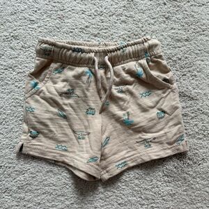 Carter's Beige “Dino Surf” Shorts